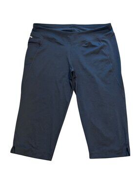 Patagonia Cropped Pants Yoga Workout Jogging Leggings Black M Capri Athleisure